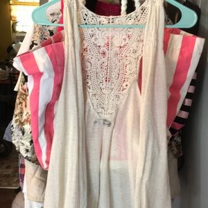 Maurice’s crochet detail vest sz 3X